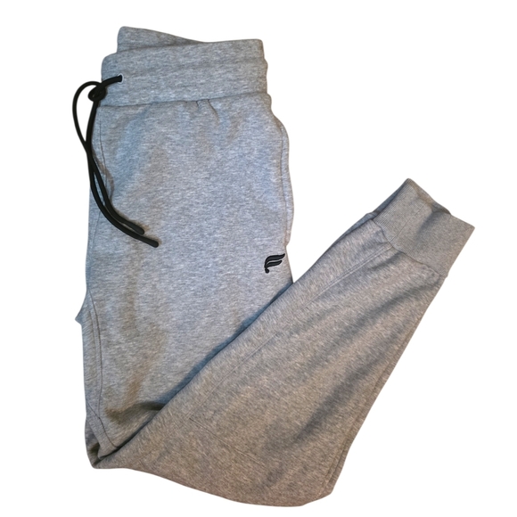 Fabletics Gray Joggers Unisex Small Athletic Sweatpants Lounge Athleisure - Picture 7 of 8
